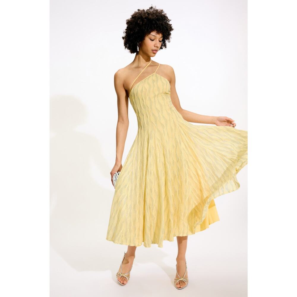 Black Halo - Athena Midi Dress - Size Medium